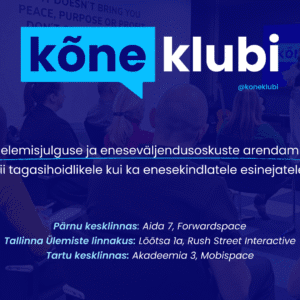 Kõneklubi – Avaliku esinemise kogukond Pärnus ja Tallinnas