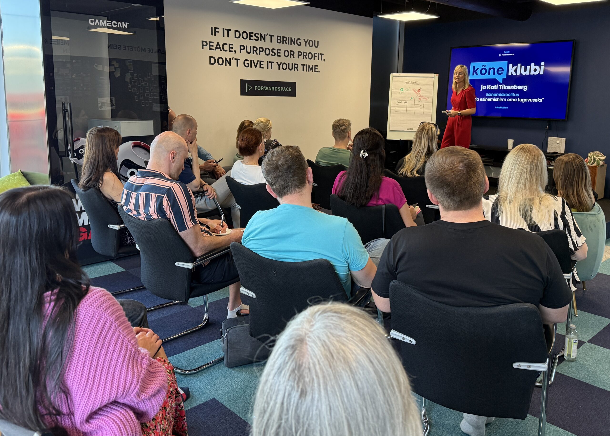 Avaliku esinemise koolitus "Muuda esinemishirm oma tugevusek" - Kati Tikenberg